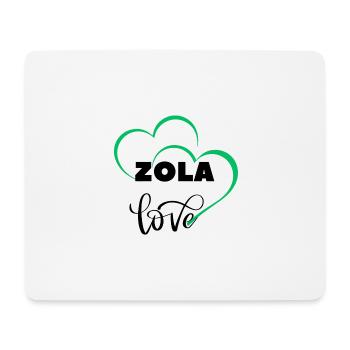 ZOLA LOVE - Tapis de souris (format paysage) - blanc - Devant