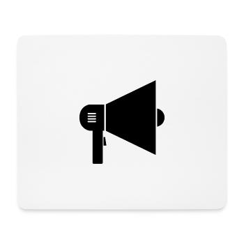 megaphone - Mouse Pad (horizontal) - white - Front