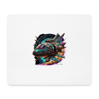 Spaceship - Mouse Pad (horizontal) - white - Front