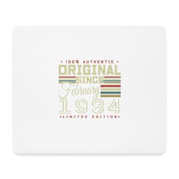 Awesome since February 1984 - Mouse Pad (horizontal) - white - Front