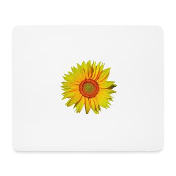 Sonnenblume | Sonne Freude Lachen Natur - Mousepad (Querformat) - Weiß - Vorne