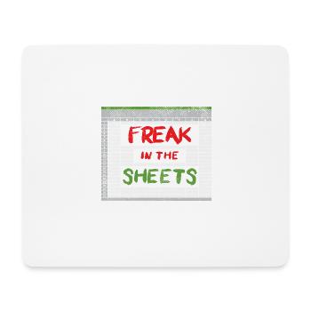 Freak In The Sheets - Mousepad (Querformat) - Weiß - Vorne