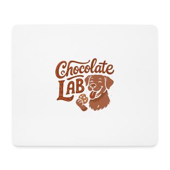 Schoko-Lab - Mousepad (Querformat) - Weiß - Vorne