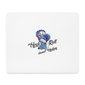 Hock 'n' Roll HOCKEY - Mousepad (Querformat) - Weiß - Vorne