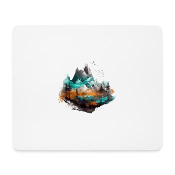 Landscape Forest Fantasy Design - Mouse Pad (horizontal) - white - Front