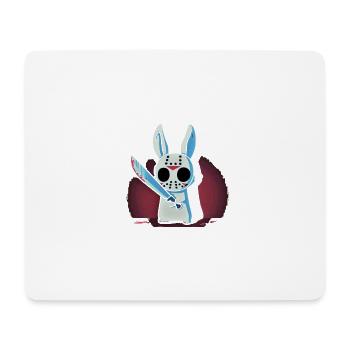 Halloween Bunny - Mousepad (Querformat) - Weiß - Vorne