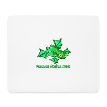 Giftfrosch - Mousepad (Querformat) - Weiß - Vorne