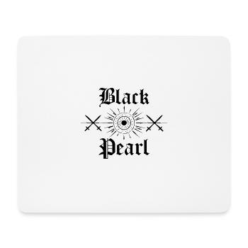 Black Pearl,Geschenkidee, ,Fluch der Karibik, - Mousepad (Querformat) - Weiß - Vorne