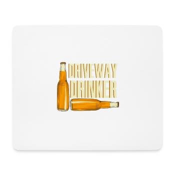Driveway Drinker - Mousepad (Querformat) - Weiß - Vorne