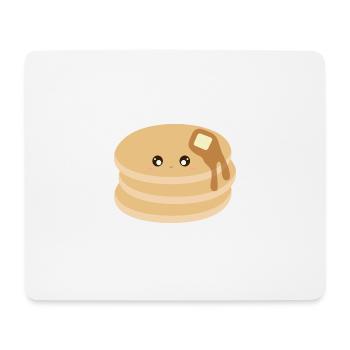Kawaii-Pfannkuchen - Mousepad (Querformat) - Weiß - Vorne