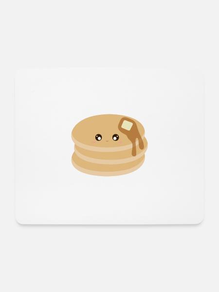 Kawaii Pancakes - Mouse Pad (horizontal) - white