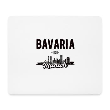 München Heimat Bayern Geschenk - Mousepad (Querformat) - Weiß - Vorne