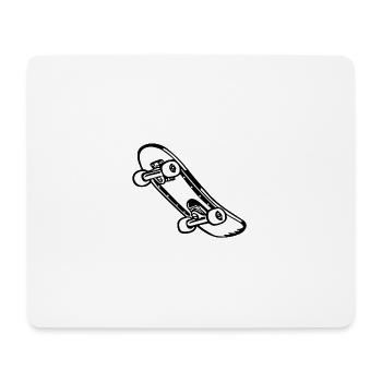 skate board - Mouse Pad (horizontal) - white - Front