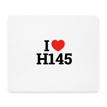 J'adore H145 - Tapis de souris (format paysage) - blanc - Devant