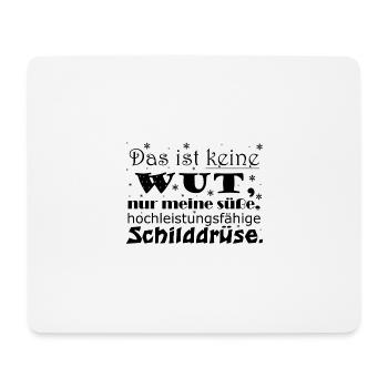 Schilddrüse Winter - Mousepad (Querformat) - Weiß - Vorne