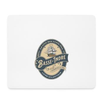 Basse-Indre, the city of the three islands - Mouse Pad (horizontal) - white - Front
