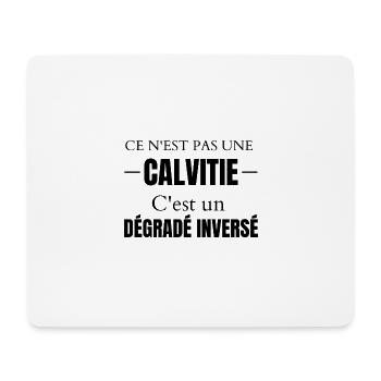 Ce n'est pas une calvitie - Tapis de souris (format paysage) - blanc - Devant