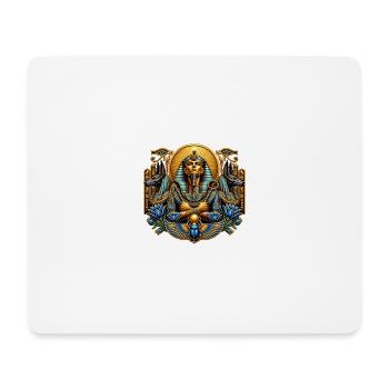 Ägyptischer Pharao - Mousepad (Querformat) - Weiß - Vorne