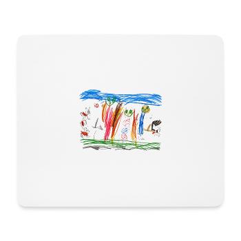 Kindertraum Gartenzauber - Mousepad (Querformat) - Weiß - Vorne