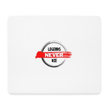 legends never die - Mouse Pad (horizontal) - white - Front