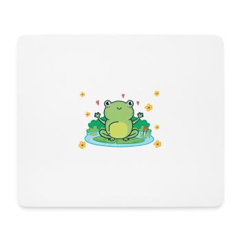 frog - Mouse Pad (horizontal) - white - Front