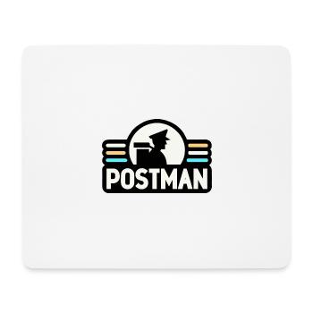Postbote - Mousepad (Querformat) - Weiß - Vorne