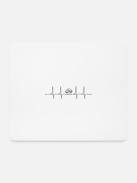 Chips - Mousepad (Querformat) - Weiß
