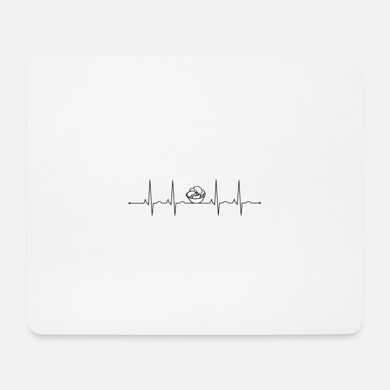 Chips - Mousepad (Querformat) - Weiß