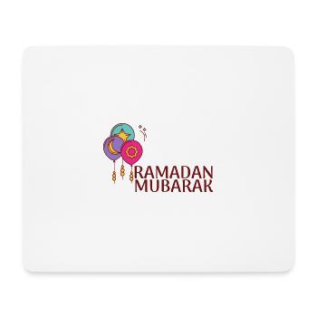 Ramadan Mubarak/Eid /Muslim /Islam/Allah - Mouse Pad (horizontal) - white - Front