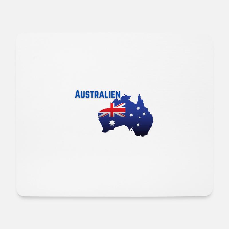Australia Australien Flagge Australische Fans - Mousepad (Querformat) - Weiß