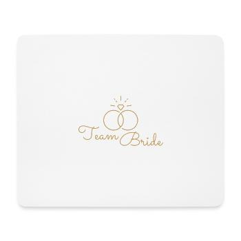 Équipe Bride - Tapis de souris (format paysage) - blanc - Devant