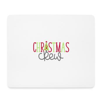 L’équipage de Christmas - Tapis de souris (format paysage) - blanc - Devant