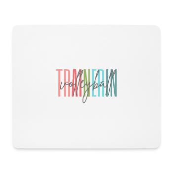Trainerin Volleyball Volleyballtrainerin Geschenk - Mousepad (Querformat) - Weiß - Vorne