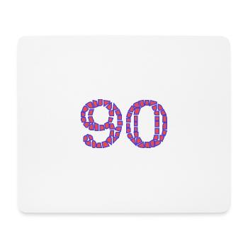 ANNIVERSAIRE. HAPPY BIRTHDAY. JOYEUX ANNIVERSAIRE. - Tapis de souris (format paysage) - blanc - Devant