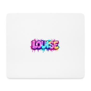 LOUISE GRAFFITI NAME FÜR PERFEKTES GESCHENK DRUCKBAR - Mousepad (Querformat) - Weiß - Vorne