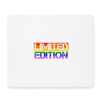 LGBT Limited Edition Gay Pride CSD Rainbow - Mouse Pad (horizontal) - white - Front