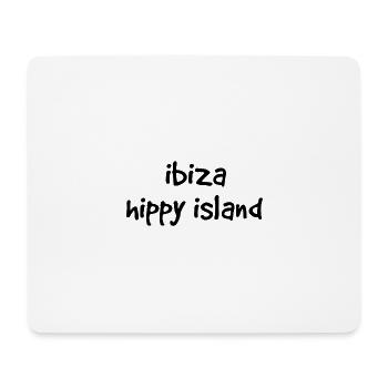 Ibiza - Tapis de souris (format paysage) - blanc - Devant