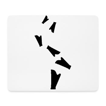 Symbole de la harpe - Tapis de souris (format paysage) - blanc - Devant