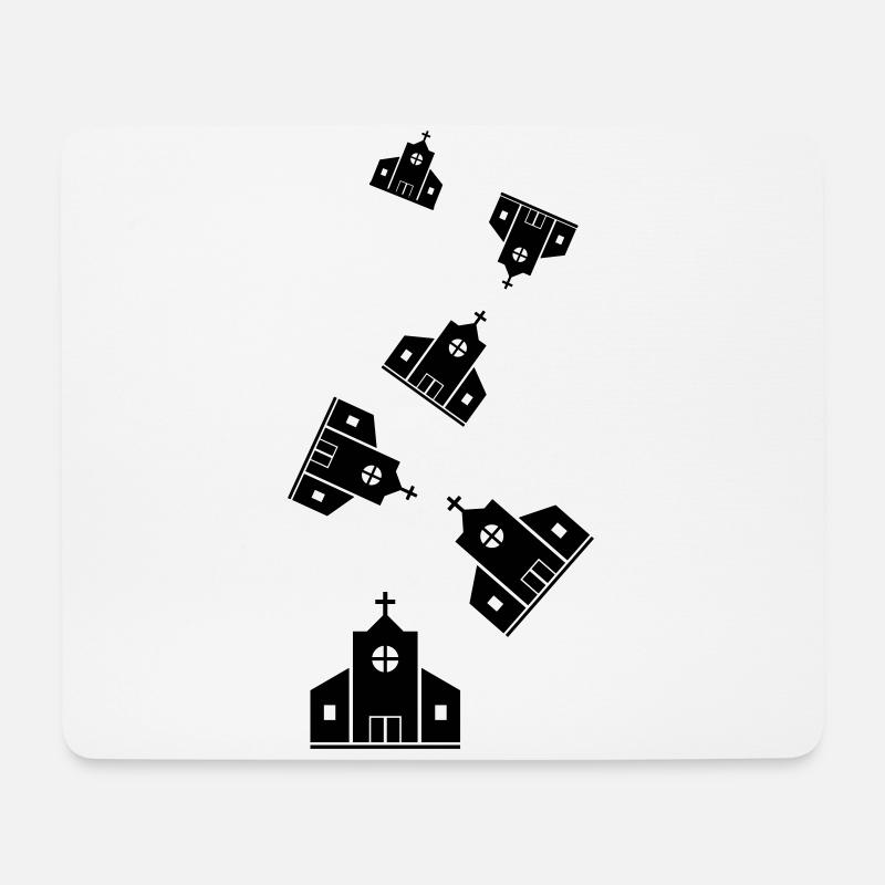 Church - Mouse Pad (horizontal) - white