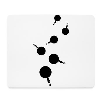 Chef de cuisine Pan - Tapis de souris (format paysage) - blanc - Devant
