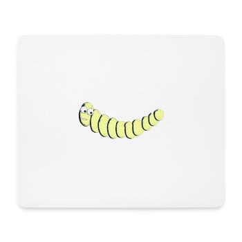 Wurm 4 - Mousepad (Querformat) - Weiß - Vorne
