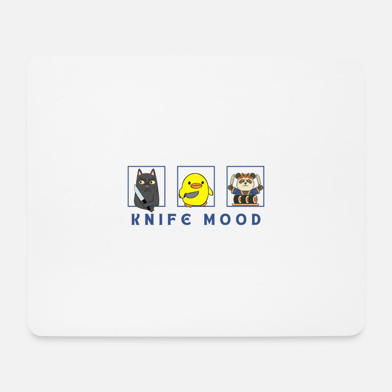 Mood - Mousepad (Querformat) - Weiß