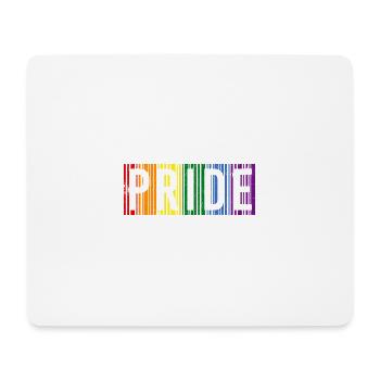 STOLZEN STOLZ LIEBE LIEBEN LBGT BUNT SPRUCH MOTIV - Mousepad (Querformat) - Weiß - Vorne