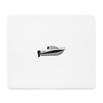 Bateau Quicksilver 755 - Tapis de souris (format paysage) - blanc - Devant