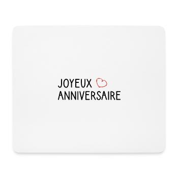 ALLES GUTE ZUM GEBURTSTAG. ALLES GUTE ZUM GEBURTSTAG. - Mousepad (Querformat) - Weiß - Vorne