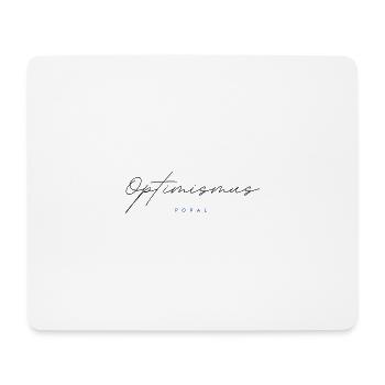 Optimismus Inspirierende Wörter, Trendige T-Shirts - Mousepad (Querformat) - Weiß - Vorne
