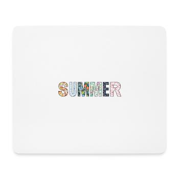 Summer | Summer | Tree | Blossoms | Sunshine - Mouse Pad (horizontal) - white - Front