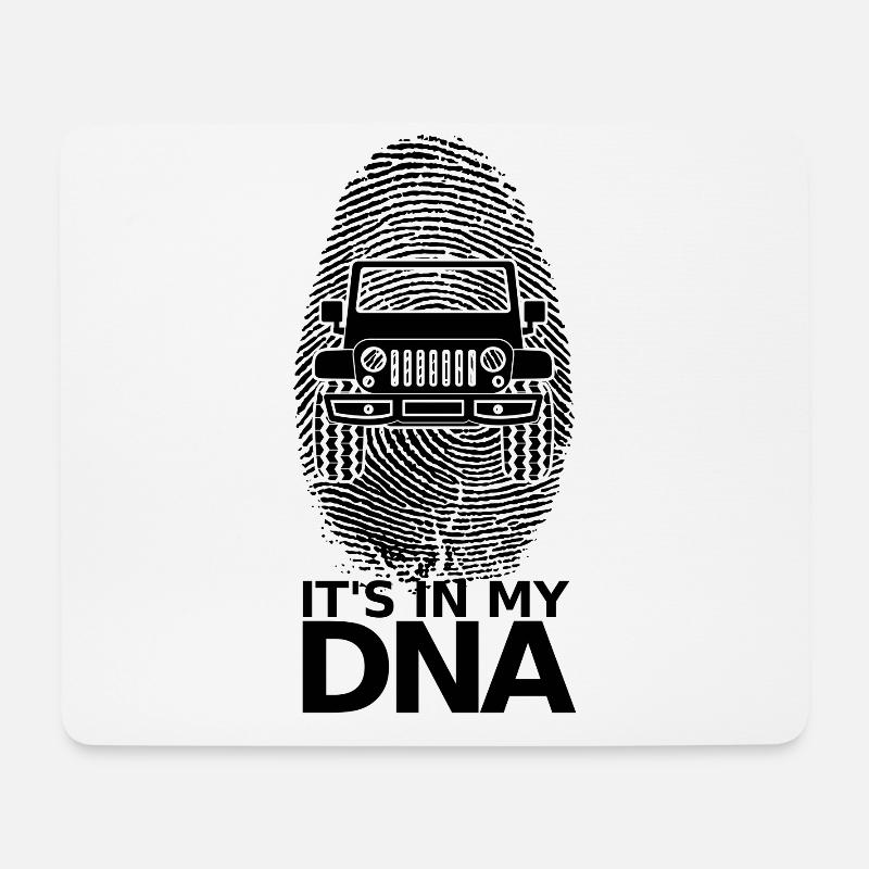 Geländewagen 4x4 Offroad 4wd AWD 4wheeler Geschenk - Mousepad (Querformat) - Weiß
