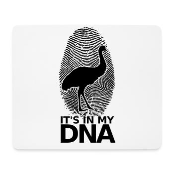 Strauß Emu Retro Laufvogel Dromaius Australien - Mousepad (Querformat) - Weiß - Vorne