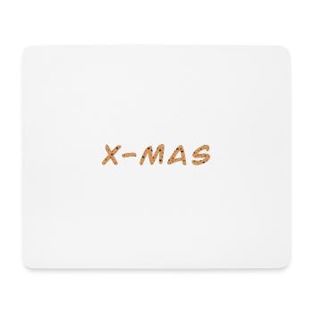 Noël et les cookies - Tapis de souris (format paysage) - blanc - Devant